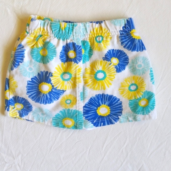 pekkle tropical summer top & skort matching outfit set 12 months baby girl - Picture 8 of 9